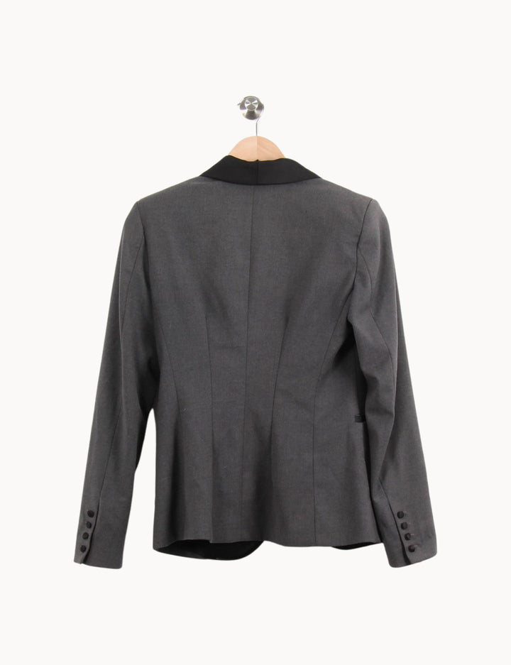 Blazer Gris et Noir - Taille S/36 de la marque Imperial | PARAD54991 - Vendu par Paradigme - Image 4