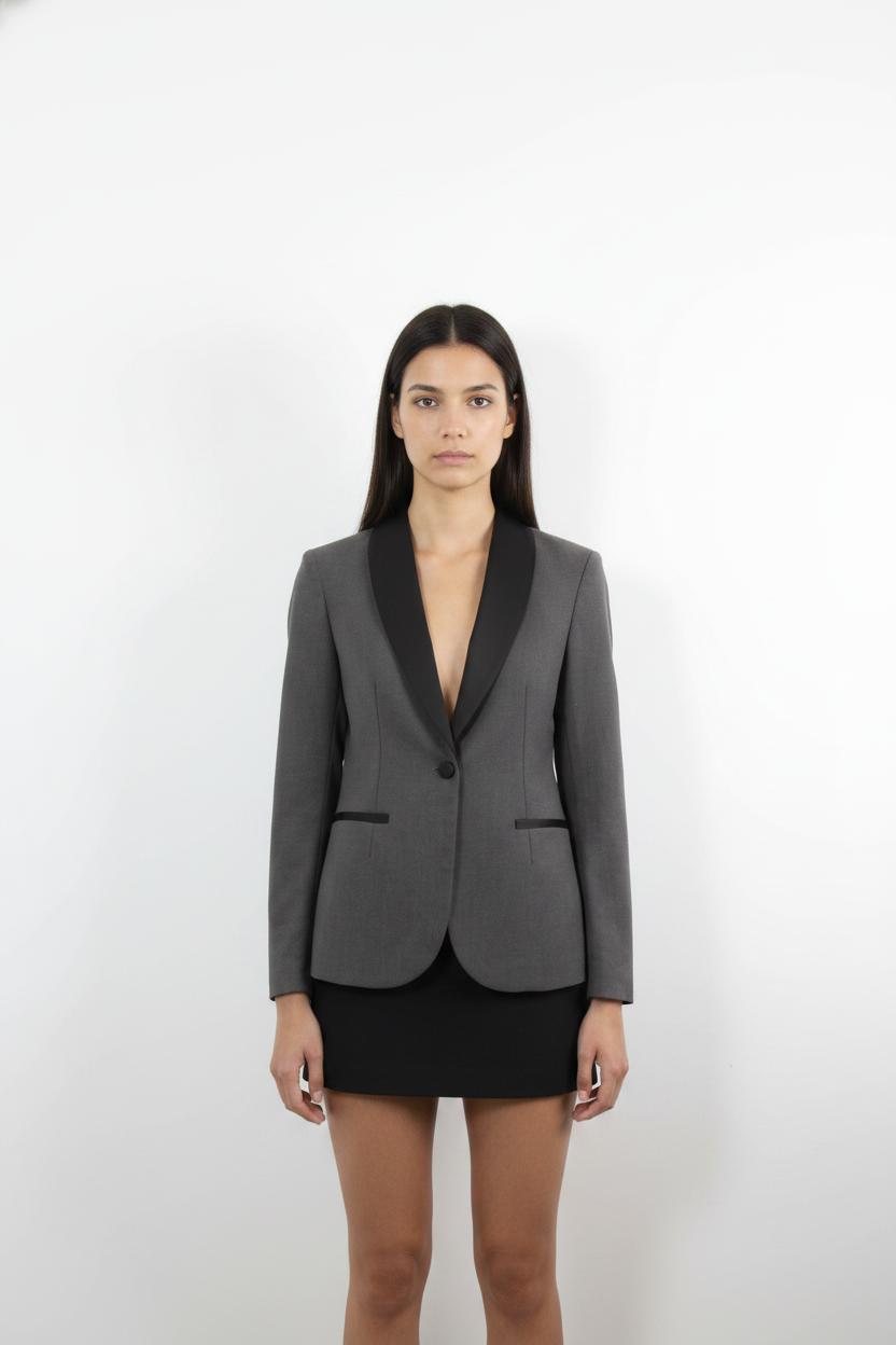 Blazer Gris et Noir - Taille S/36