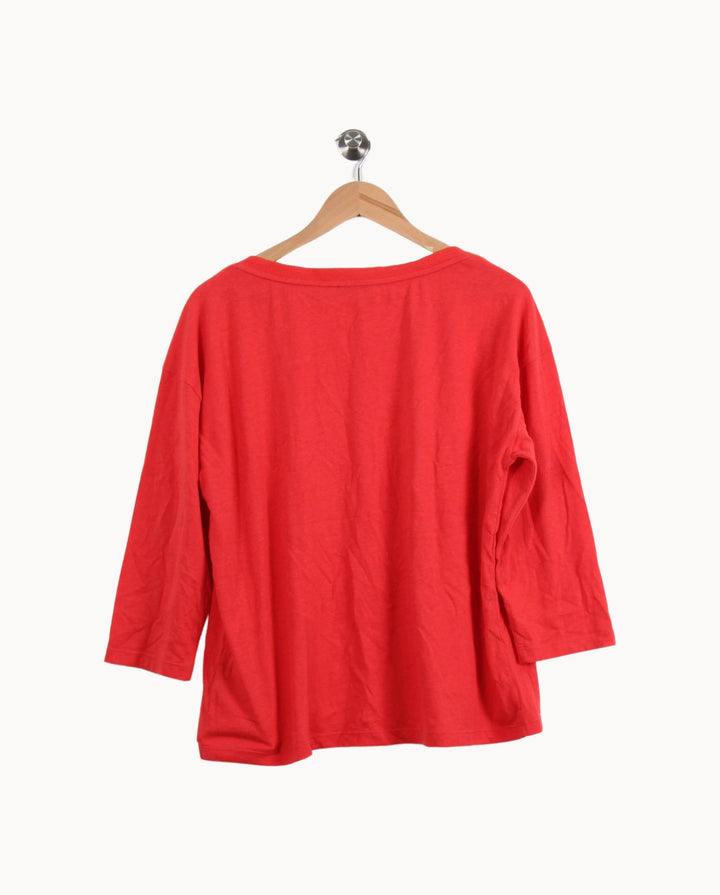 Tee-shirt Rouge - Taille XL/42 de la marque One Step | PARAD54994 - Vendu par Paradigme - Image 4