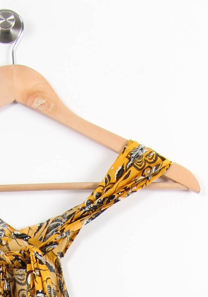 Robe Longue Jaune et Noire - Taille T.U. de la marque Isabel Marant étoile | PARAD54997 - Vendu par Paradigme - Image 3