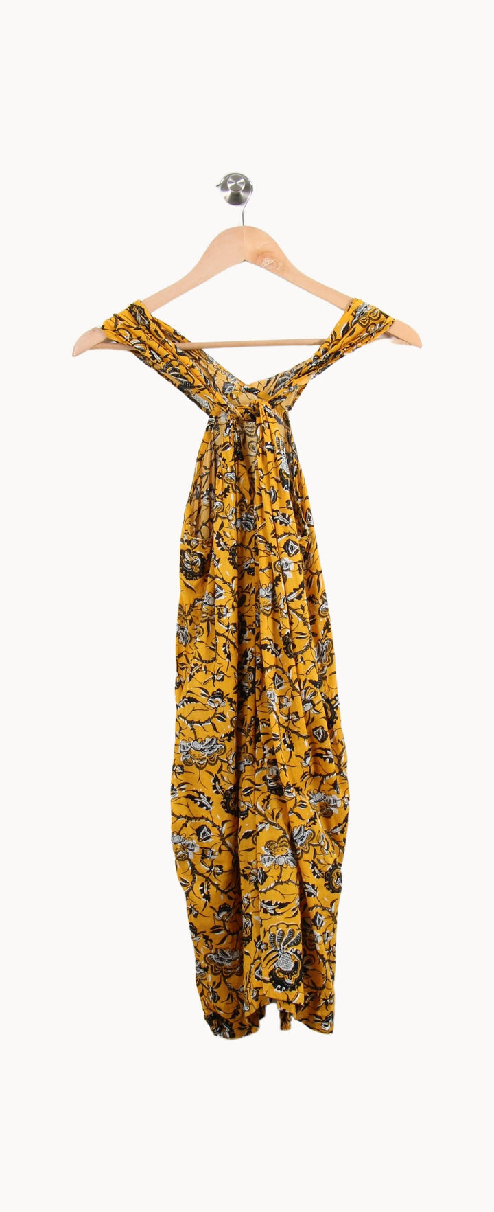 Robe Longue Jaune et Noire - Taille T.U. de la marque Isabel Marant étoile | PARAD54997 - Vendu par Paradigme - Image 2