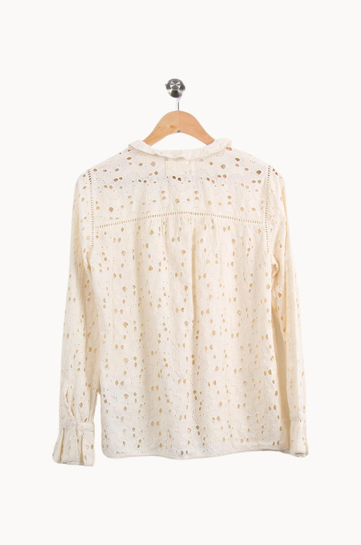 Blouse Beige - Taille S/36 de la marque ba&sh | PARAD54998 - Vendu par Paradigme - Image 4