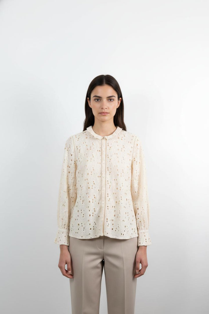 Blouse Beige - Taille S/36