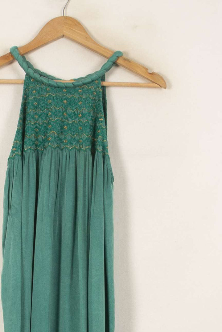 Robe longue verte - Taille M/38 de la marque Louise Misha | PARAD55006 - Vendu par Paradigme - Image 3