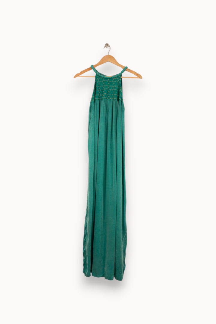 Robe longue verte - Taille M/38 de la marque Louise Misha | PARAD55006 - Vendu par Paradigme - Image 2
