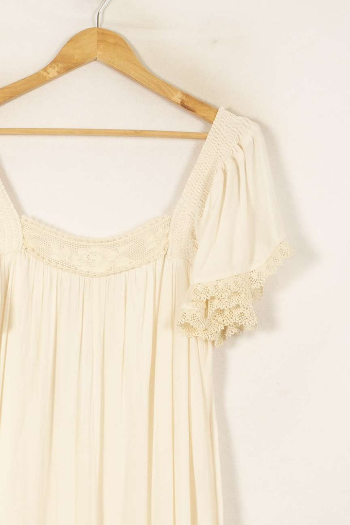Robe Blanche - Taille M/38 de la marque Louise Misha | PARAD55010 - Vendu par Paradigme - Image 3