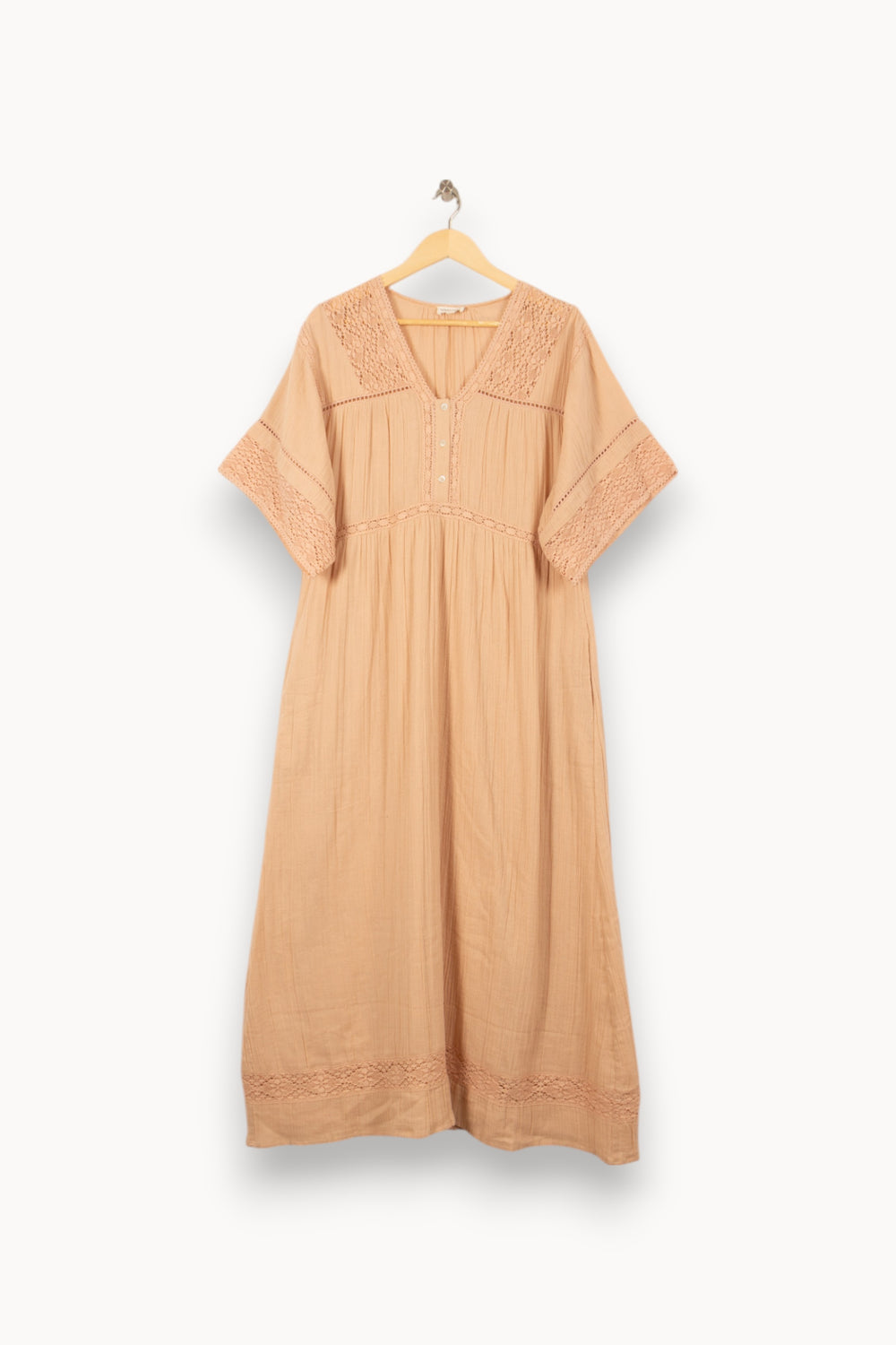 Robe Longue Beige - Taille M/38 de la marque Louise Misha | PARAD55012 - Vendu par Paradigme - Image 2