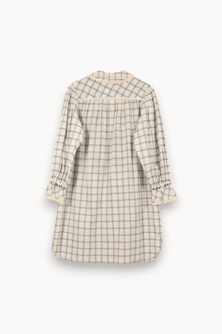 Robe Courte Blanche et Bleue - Taille S/36 de la marque Louise Misha | PARAD55013 - Vendu par Paradigme - Image 4