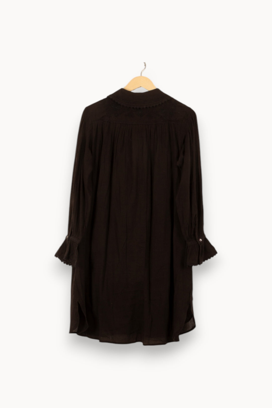 Robe Chemise Noire - Taille XS/34 de la marque Louise Misha | PARAD55015 - Vendu par Paradigme - Image 4