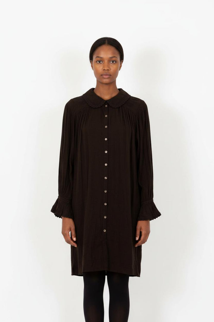 Robe Chemise Noire - Taille XS/34