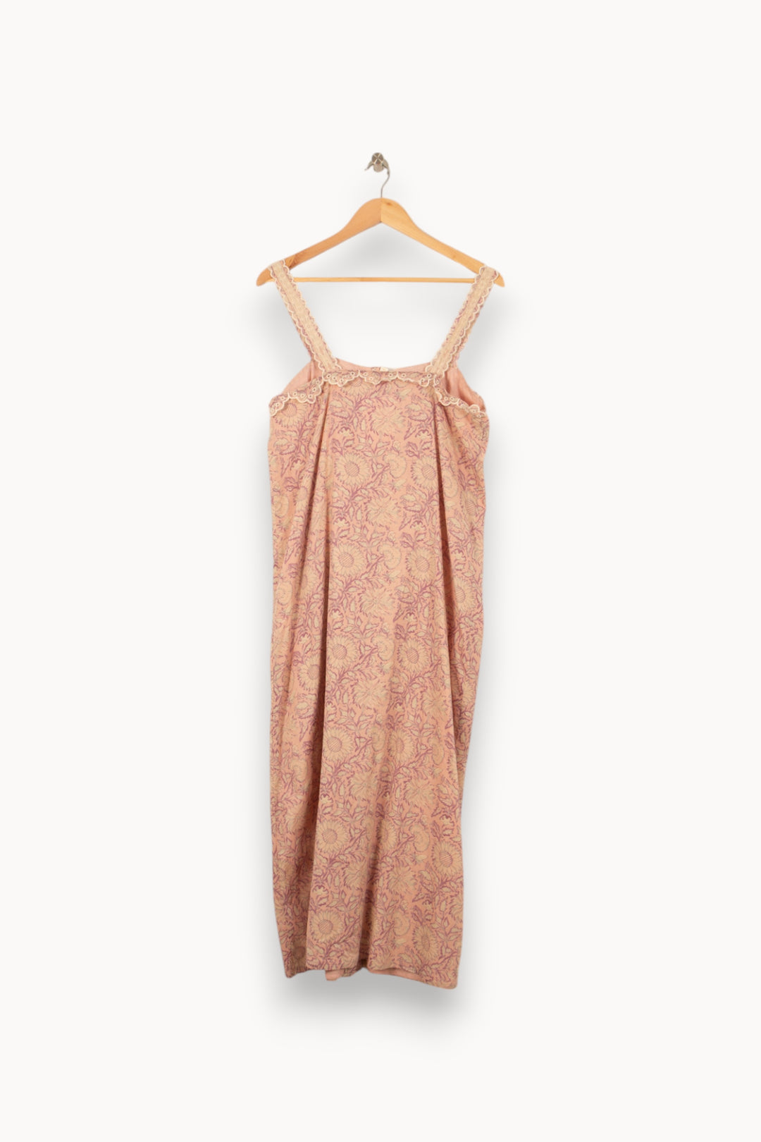 Robe Longue Rose et Beige - Taille S/36 de la marque Louise Misha | PARAD55017 - Vendu par Paradigme - Image 4