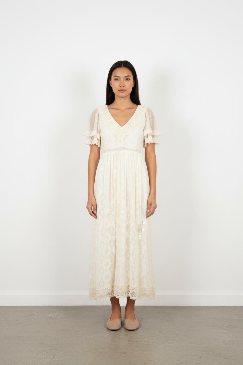 Robe Longue Blanche - Taille S/36