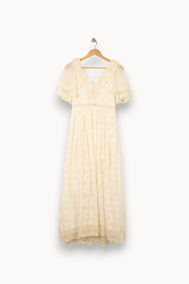 Robe Longue Blanche - Taille S/36 de la marque Louise Misha | PARAD55018 - Vendu par Paradigme - Image 2