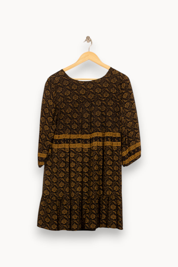 Robe Courte Noire et Jaune - Taille S/36 de la marque ba&sh | PARAD55022 - Vendu par Paradigme - Image 4