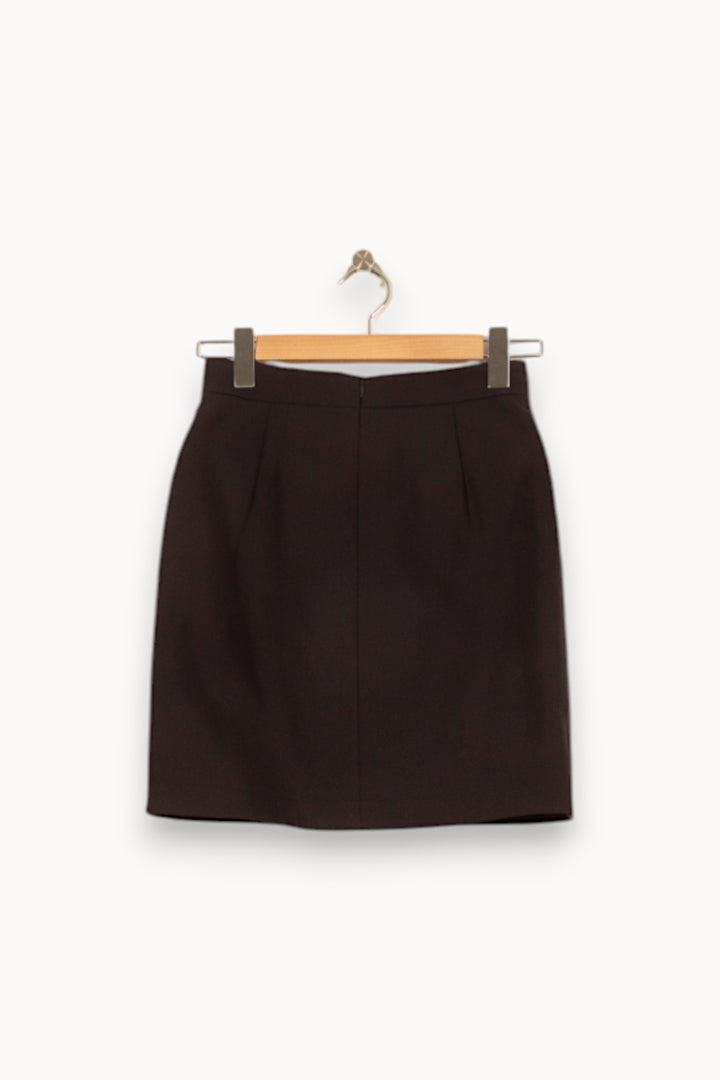 Jupe Courte Noire - Taille S/36 de la marque ZAPA | PARAD55031 - Vendu par Paradigme - Image 4