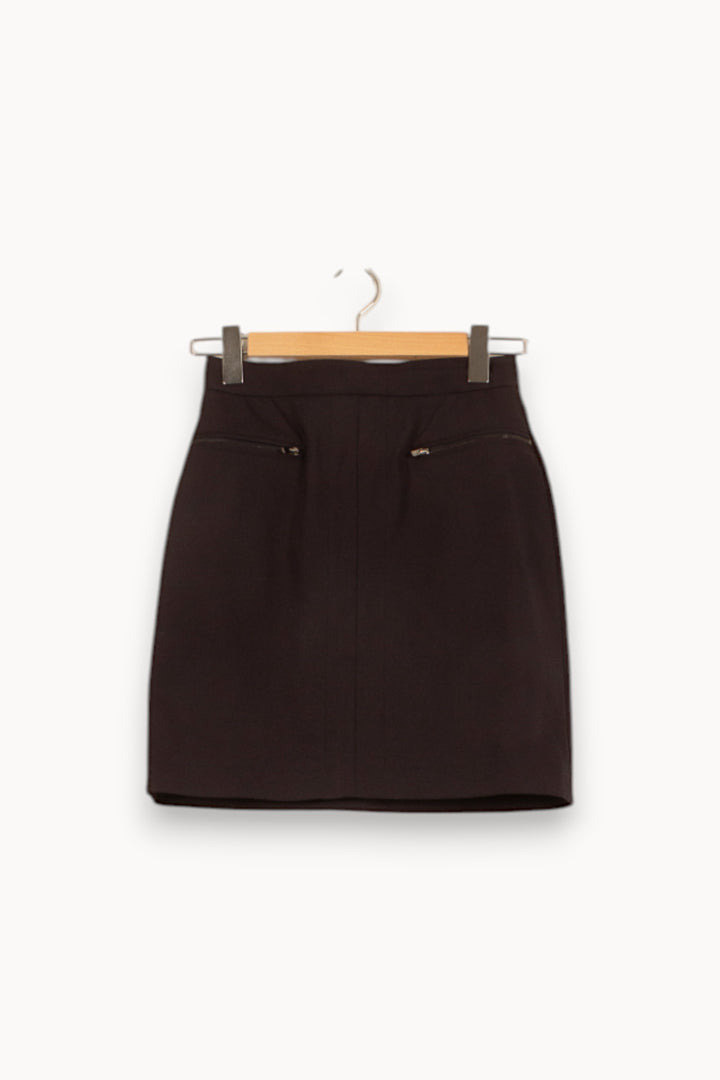 Jupe Courte Noire - Taille S/36 de la marque ZAPA | PARAD55031 - Vendu par Paradigme - Image 2