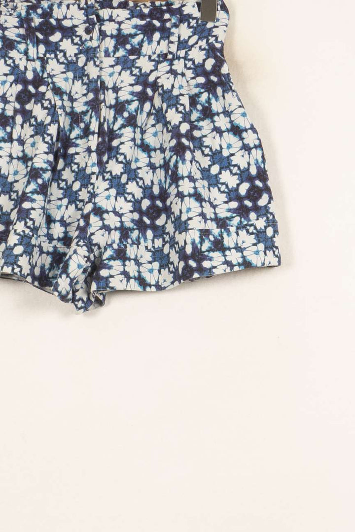 Short Fleuri Bleu et Blanc - Taille S/36 de la marque Suncoo | PARAD55034 - Vendu par Paradigme - Image 3