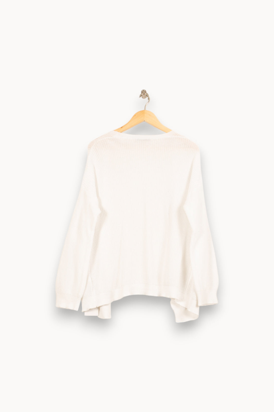 Gilet Blanc - Taille S/36 de la marque La Fée Maraboutée | PARAD55037 - Vendu par Paradigme - Image 4
