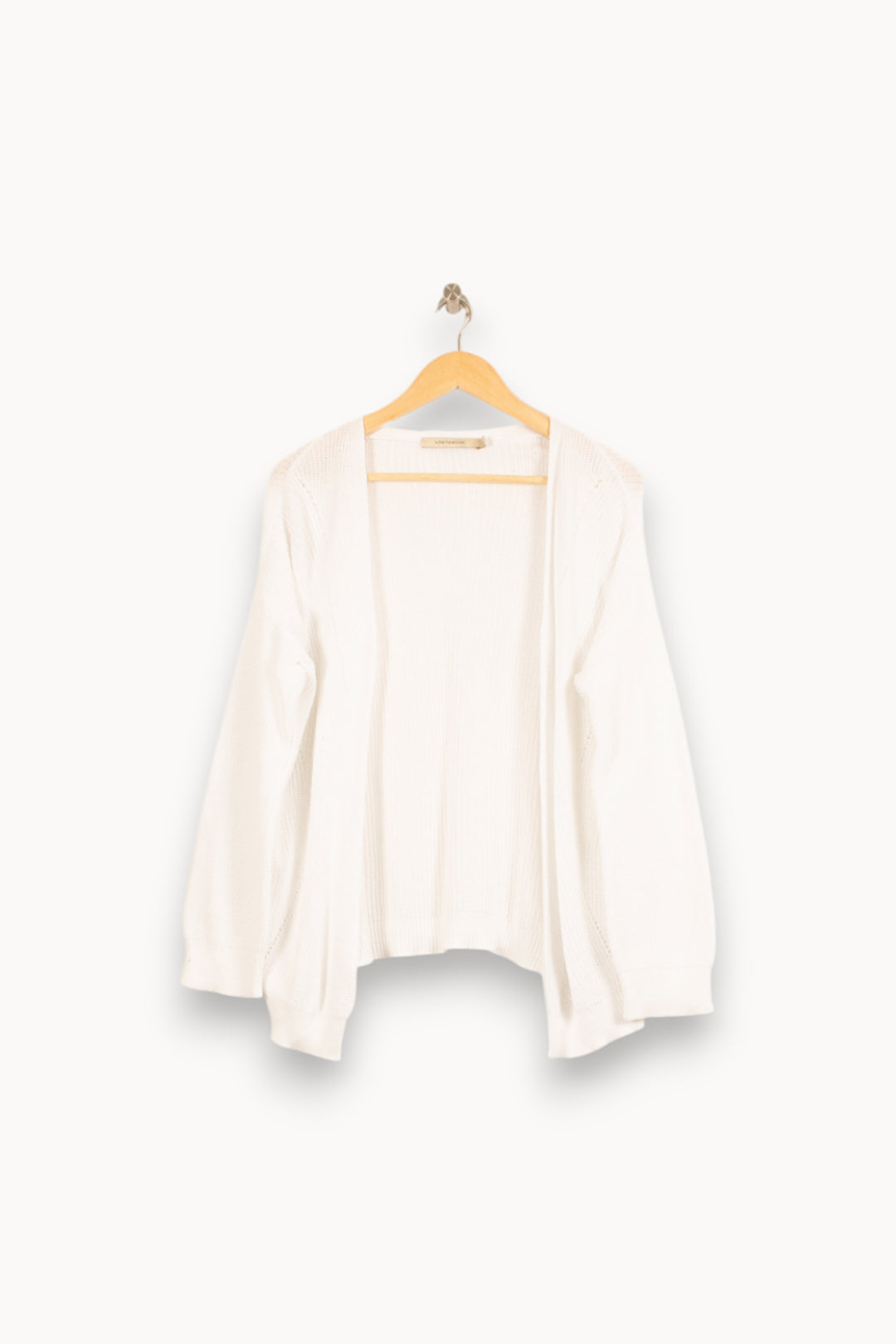 Gilet Blanc - Taille S/36 de la marque La Fée Maraboutée | PARAD55037 - Vendu par Paradigme - Image 2