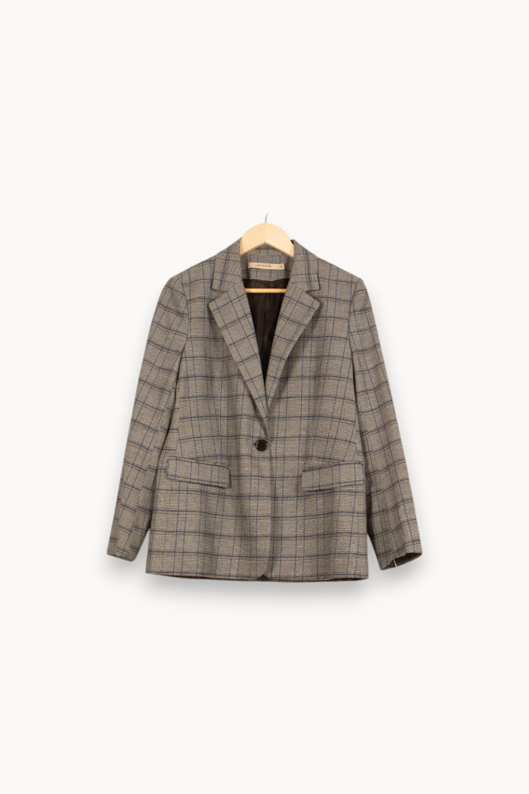 Blazer Beige et Bleu - Taille L/40 de la marque La Fée Maraboutée | PARAD55042 - Vendu par Paradigme - Image 2