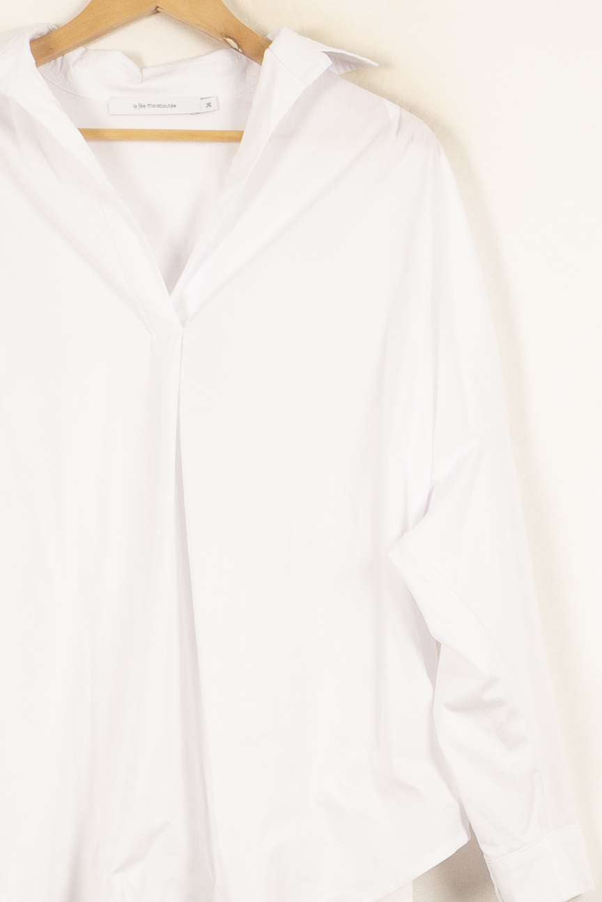 Chemise Blanche - Taille S/36 de la marque La Fée Maraboutée | PARAD55048 - Vendu par Paradigme - Image 3