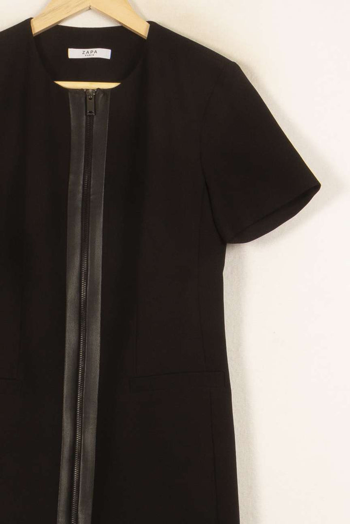 Robe Courte Noire - Taille M/38 de la marque ZAPA | PARAD55051 - Vendu par Paradigme - Image 3