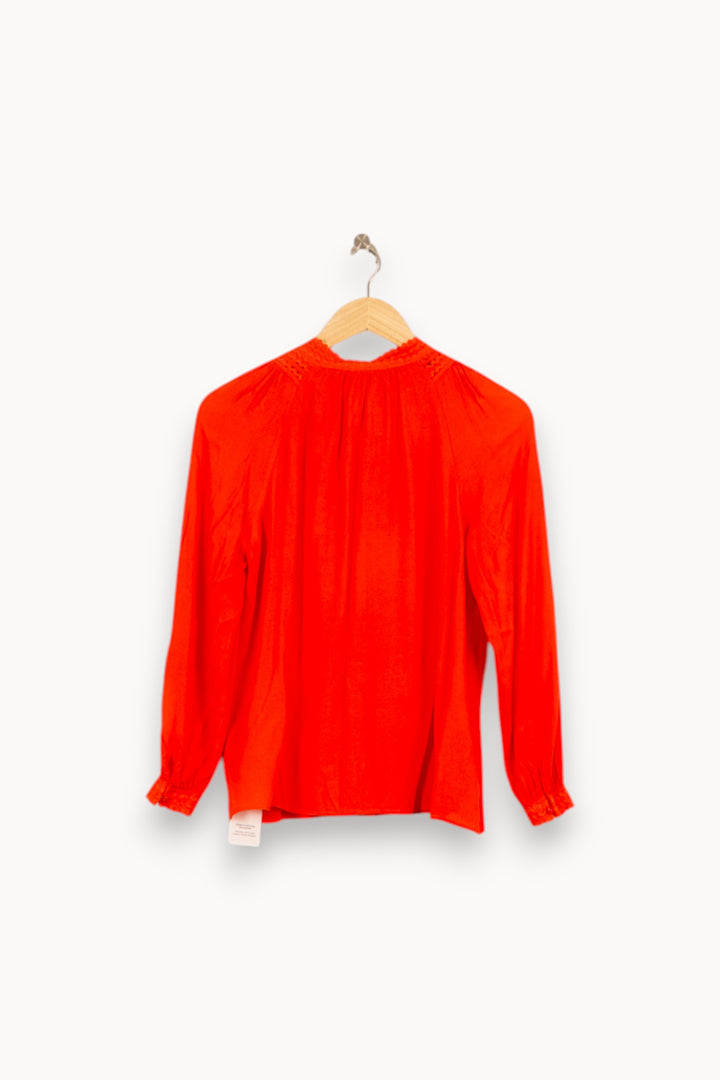 Blouse Orange - Taille S/36 de la marque Maison 123 | PARAD55054 - Vendu par Paradigme - Image 4