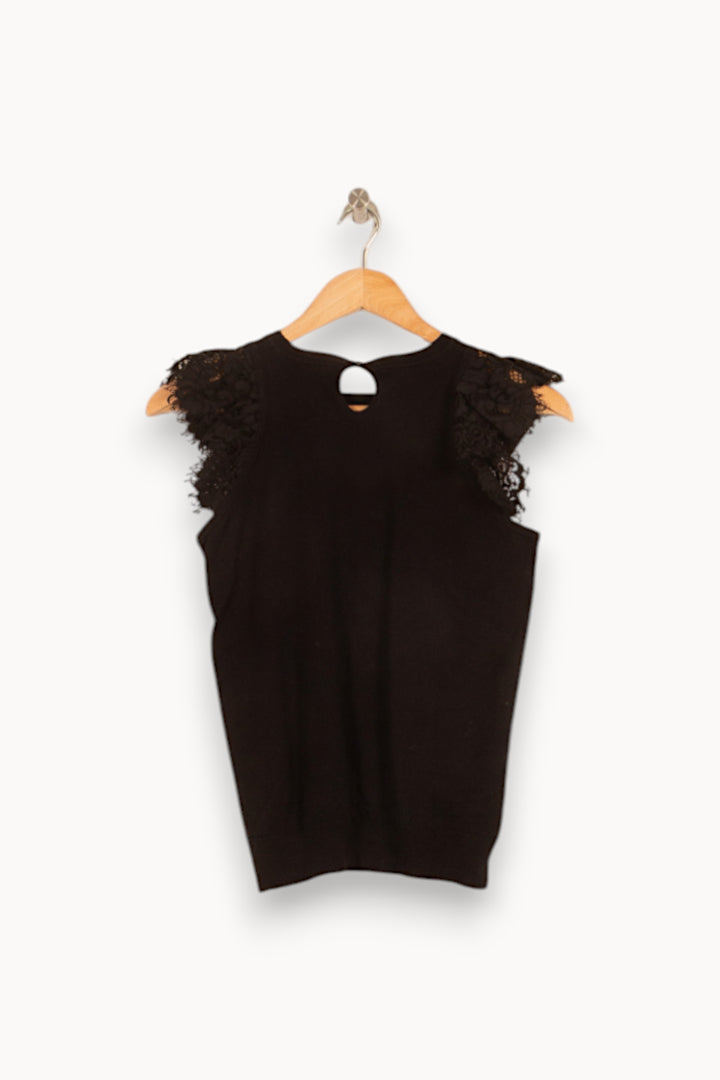 Débardeur Noir - Taille M/38 de la marque Tara Jarmon | PARAD55057 - Vendu par Paradigme - Image 4