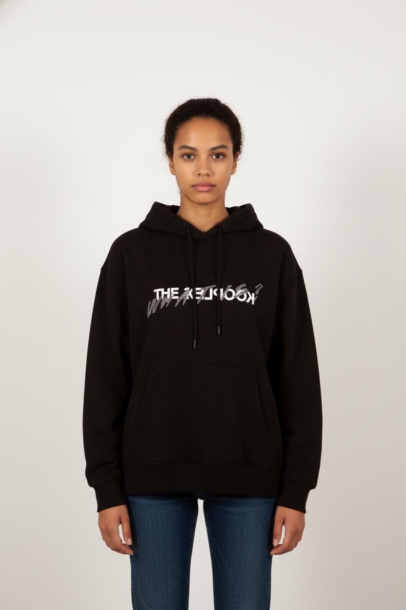 Sweat à Capuche Noir - Taille L/40