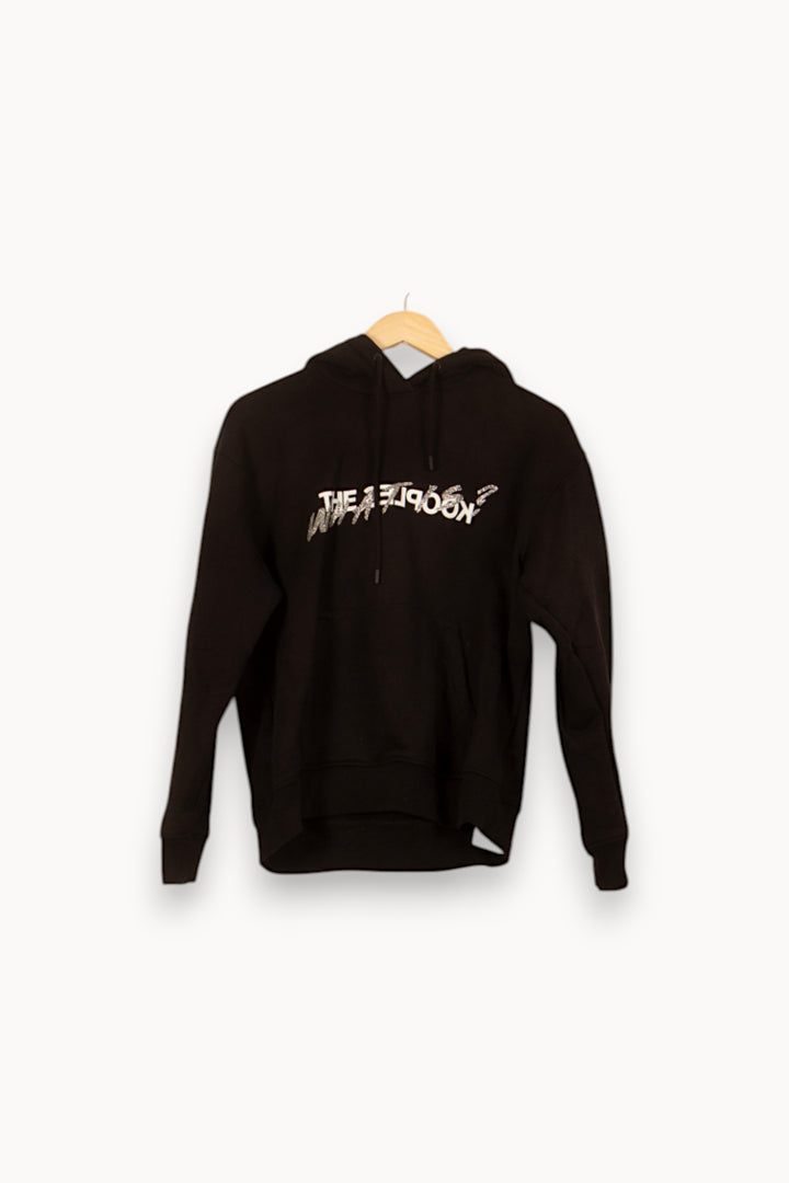 Sweat à Capuche Noir - Taille L/40 de la marque The Kooples | PARAD55069 - Vendu par Paradigme - Image 2