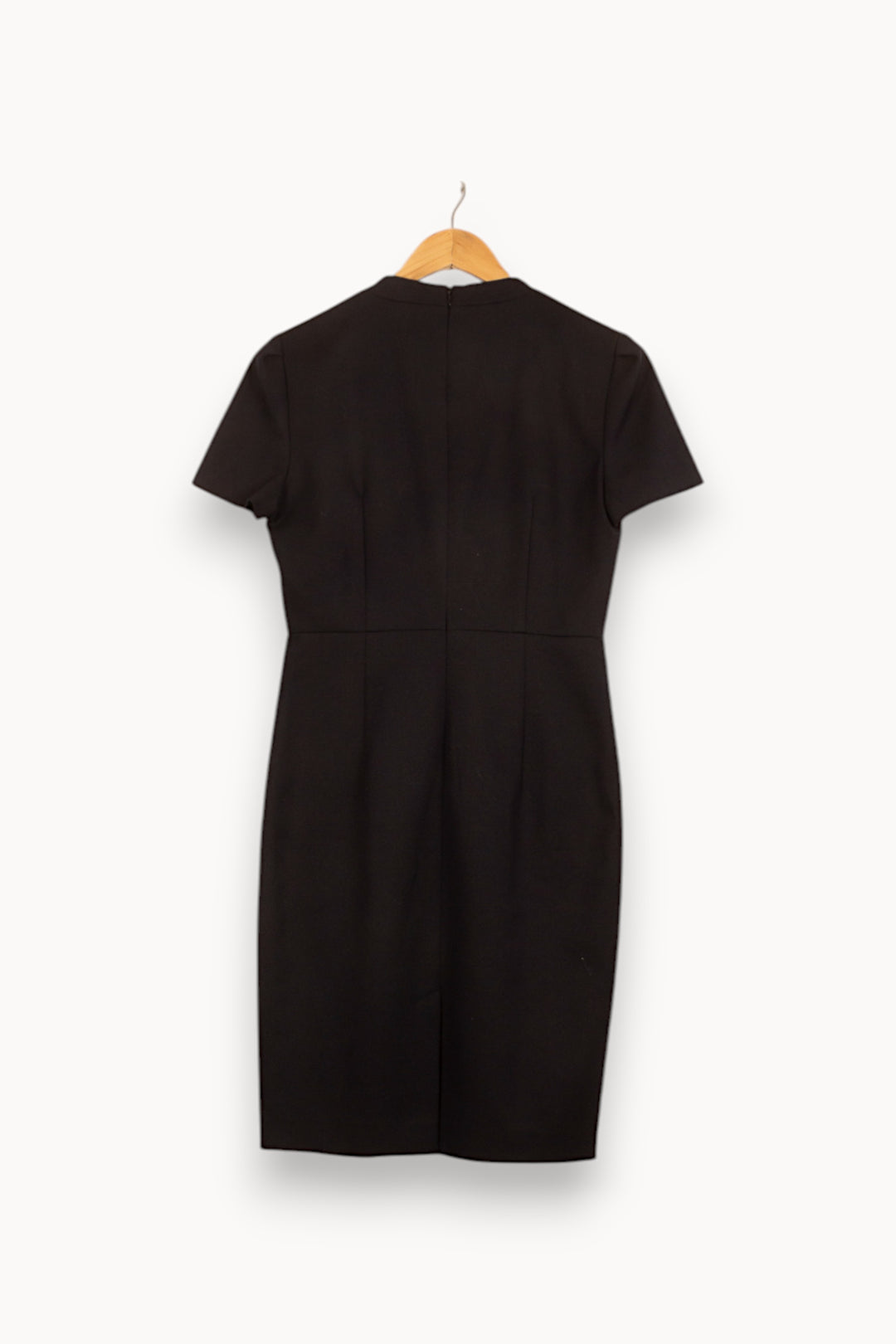 Robe Midi Noire - Taille M/38 de la marque Caroll | PARAD55071 - Vendu par Paradigme - Image 4