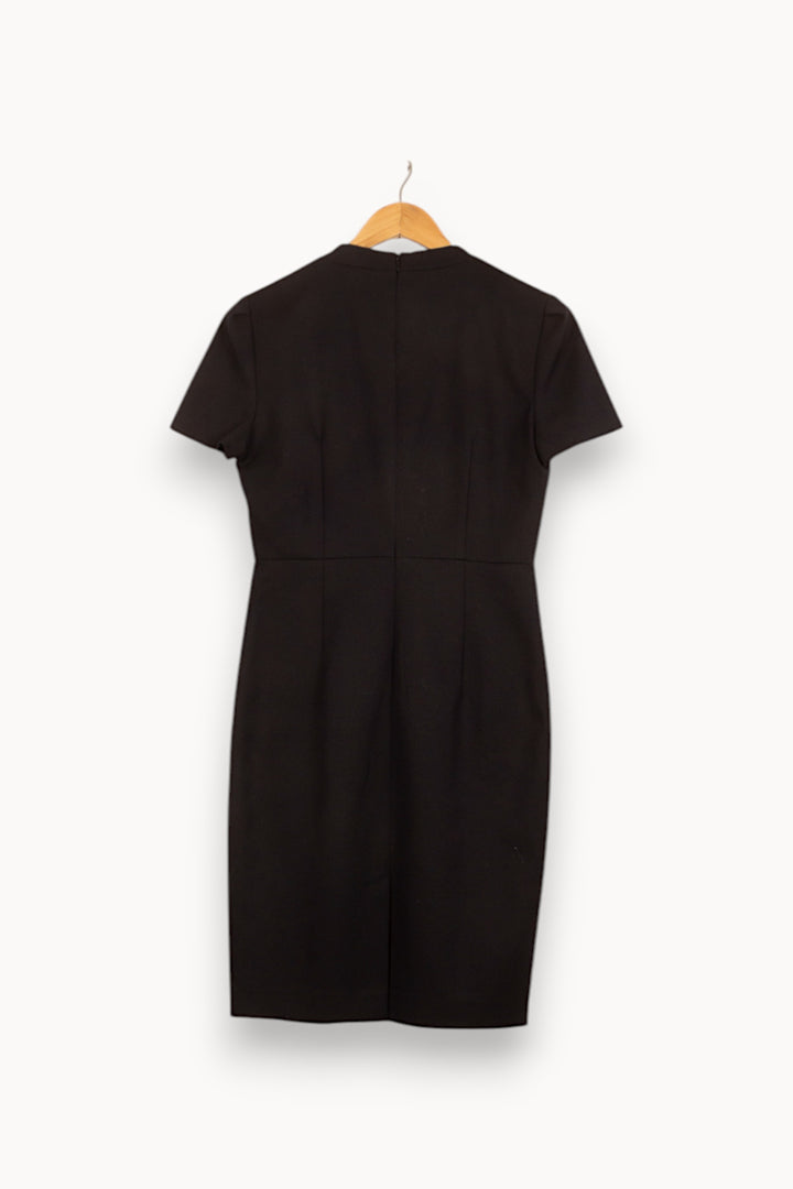 Robe Midi Noire - Taille M/38 de la marque Caroll | PARAD55071 - Vendu par Paradigme - Image 4