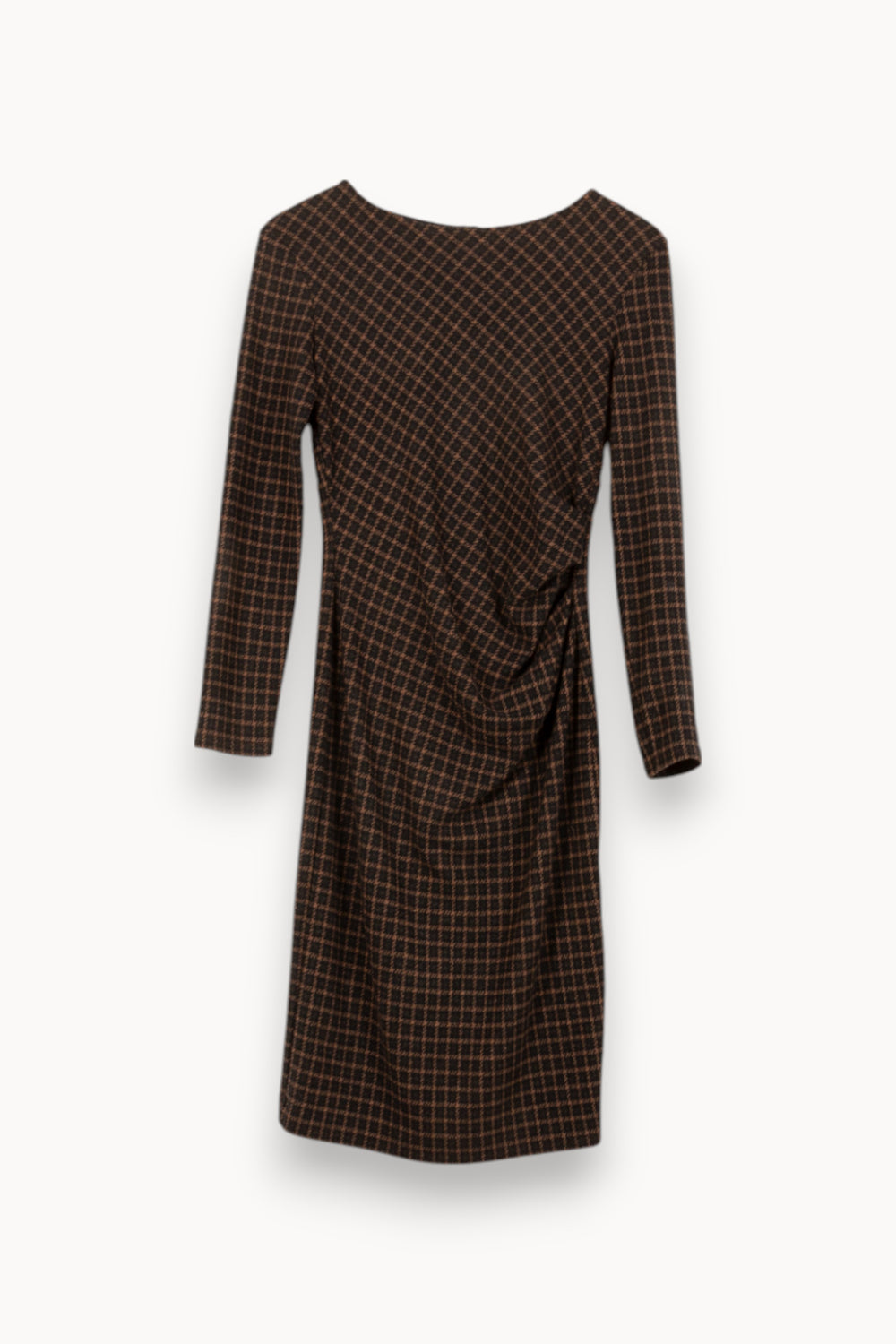 Robe Midi Marron et Noir - Taille S/36 de la marque Weekend Max Mara | PARAD55076 - Vendu par Paradigme - Image 2