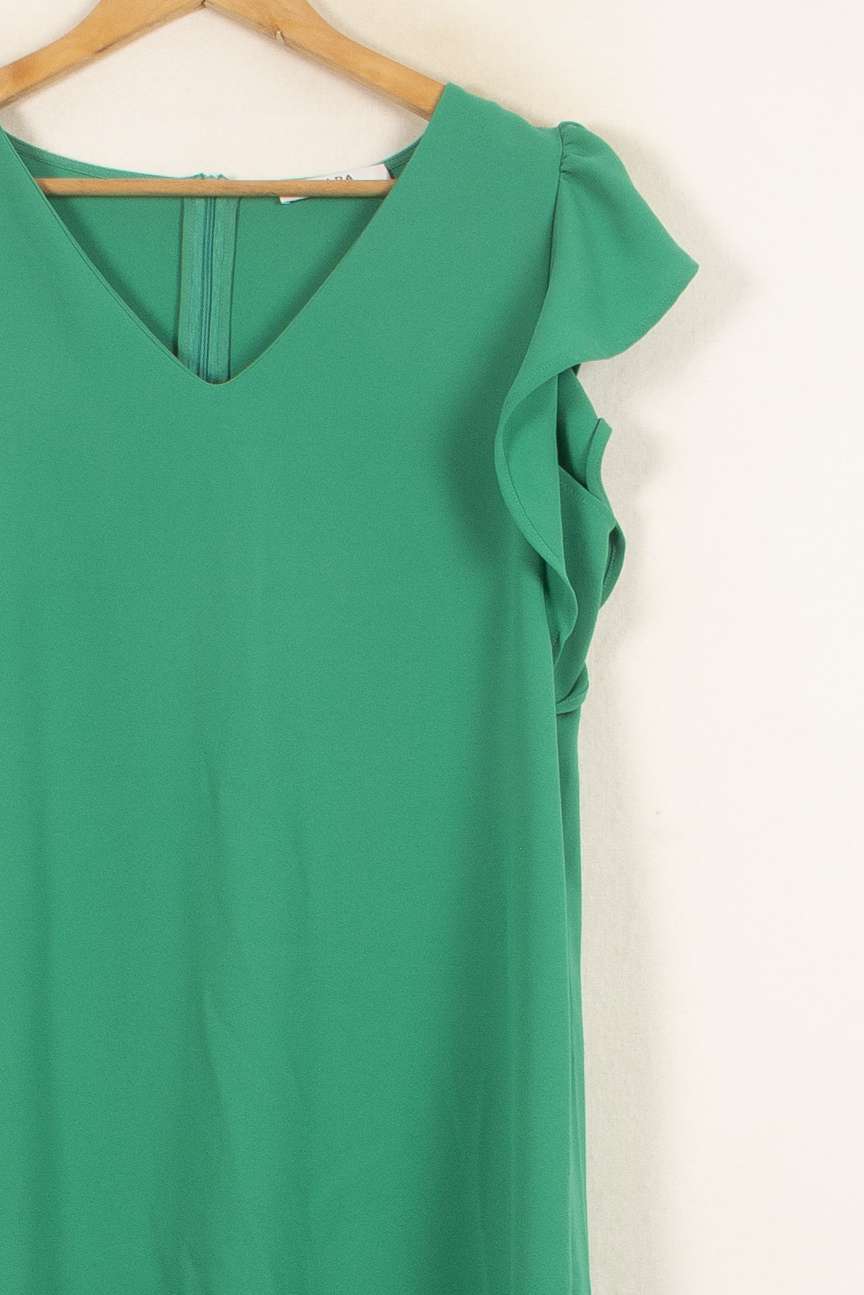 Robe Courte Verte - Taille S/36 de la marque ZAPA | PARAD55077 - Vendu par Paradigme - Image 3