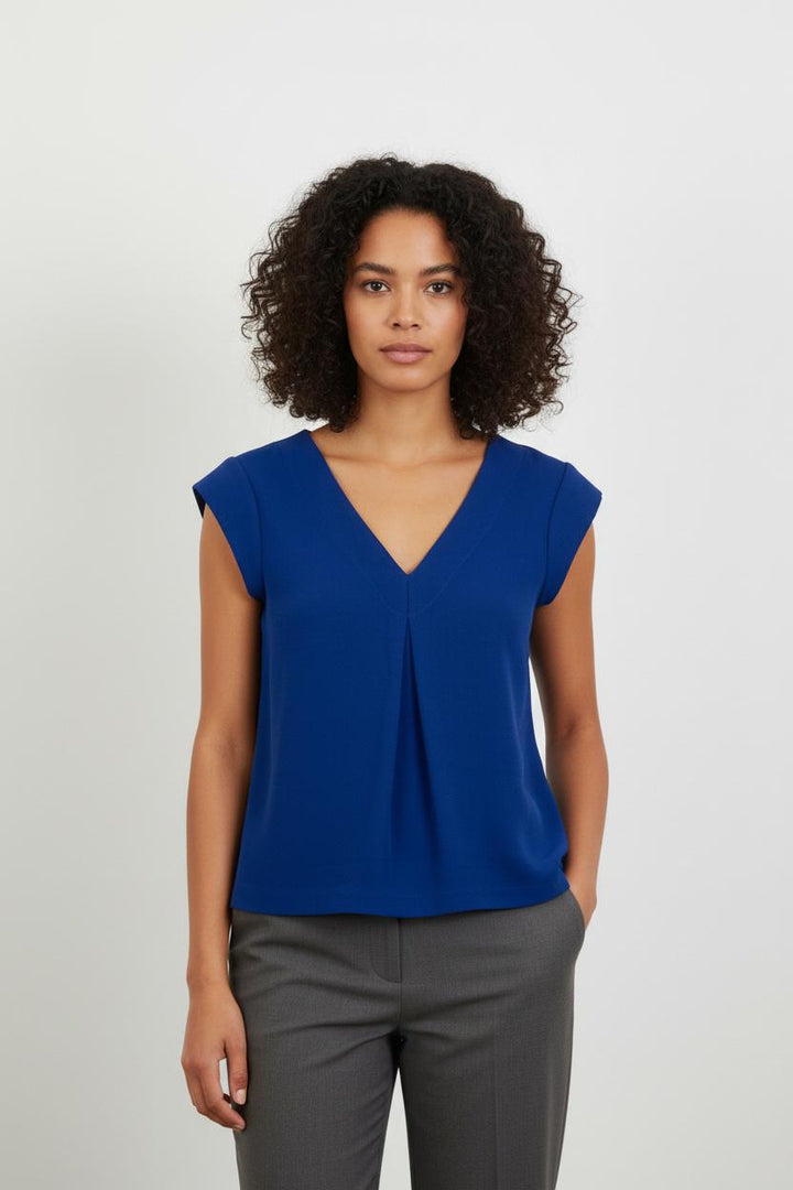 Top Bleu - Taille S/36