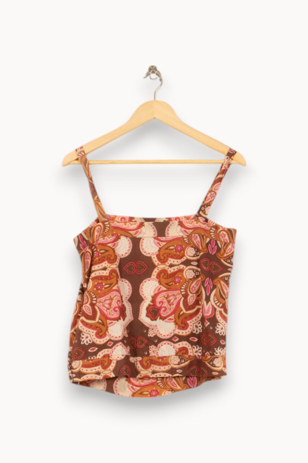 Débardeur Marron et Rose - Taille S/36 de la marque ba&sh | PARAD55088 - Vendu par Paradigme - Image 4