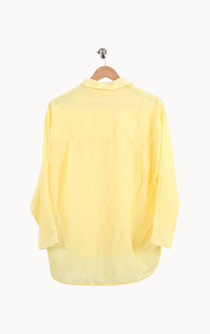 Chemise Jaune - Taille M/38 de la marque Maje | PARAD55092 - Vendu par Paradigme - Image 4