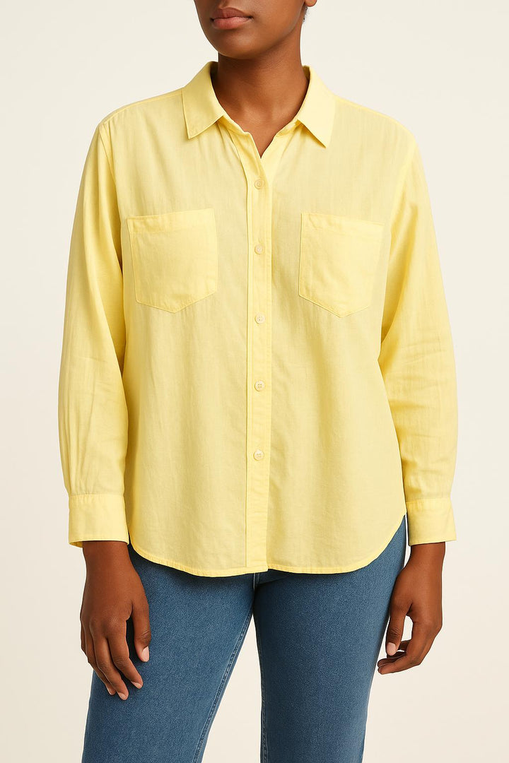 Chemise Jaune - Taille M/38 de la marque Maje | PARAD55092 - Vendu par Paradigme - Image 1