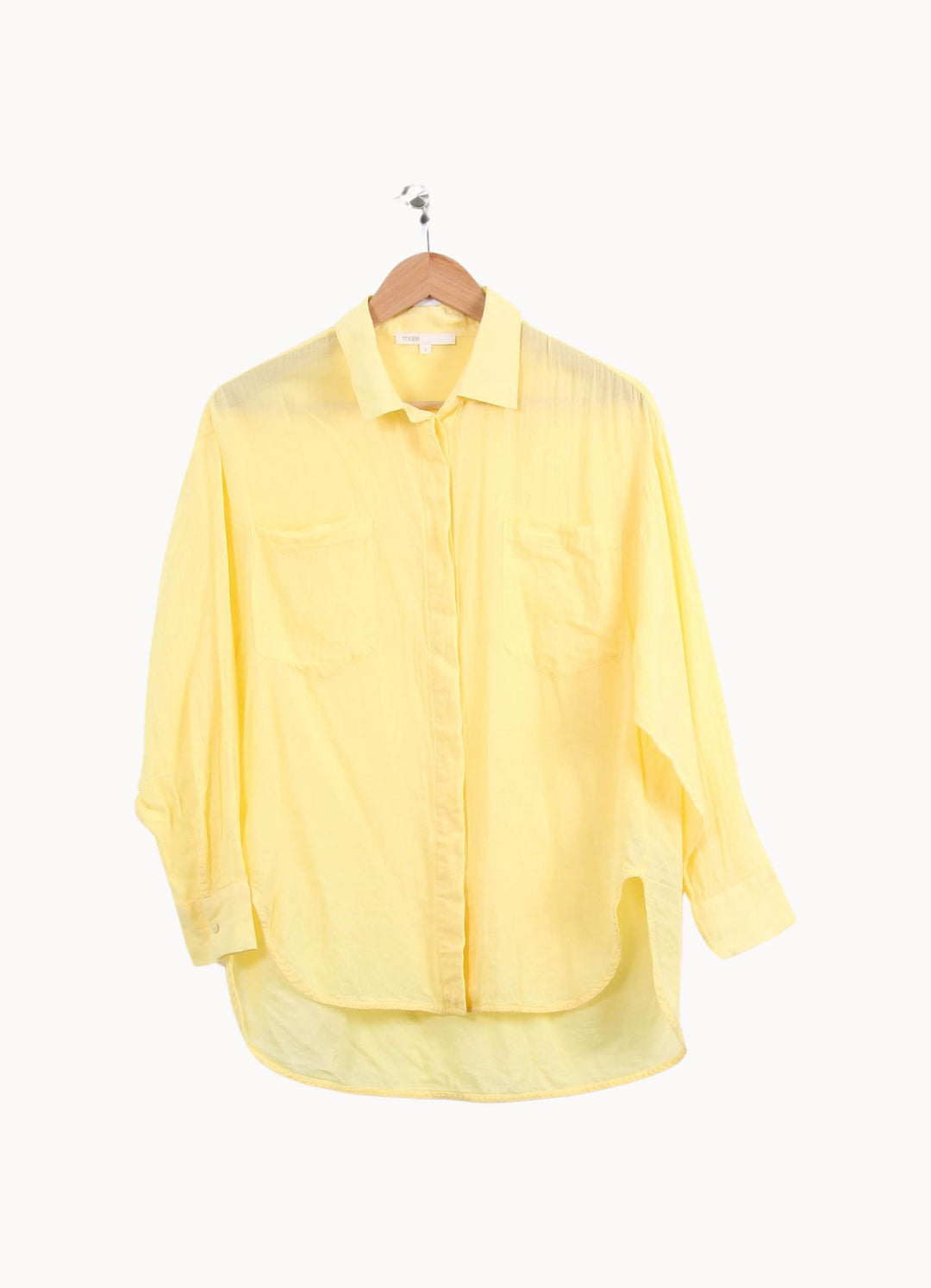Chemise Jaune - Taille M/38 de la marque Maje | PARAD55092 - Vendu par Paradigme - Image 2
