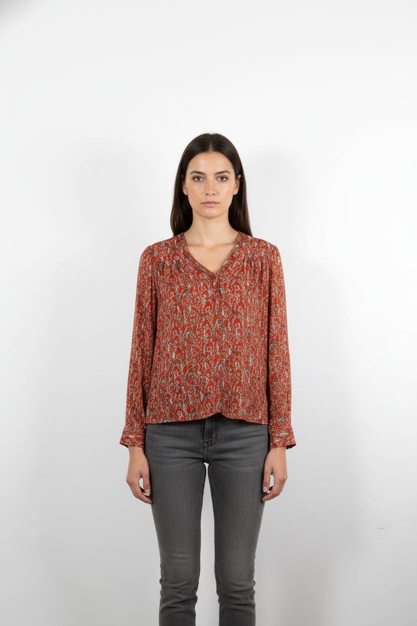 Blouse Rouge - Taille L/40