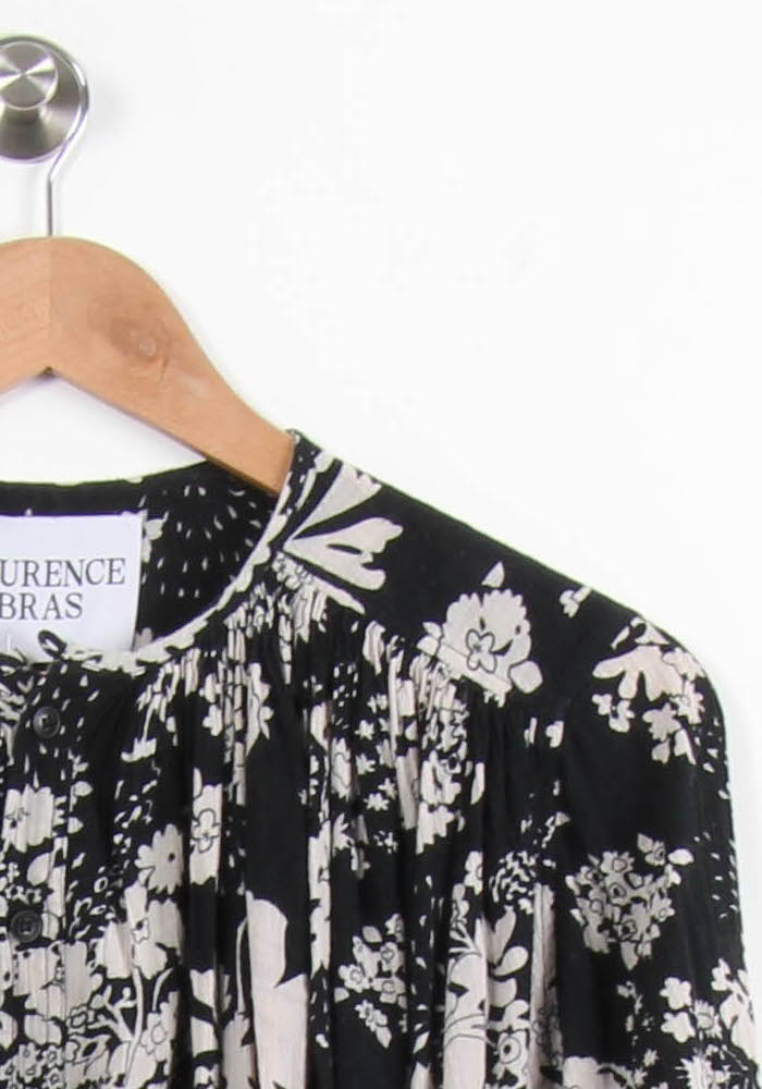 Blouse Noire et Blanche - Taille M/38 de la marque Laurence Bras | PARAD55101 - Vendu par Paradigme - Image 3