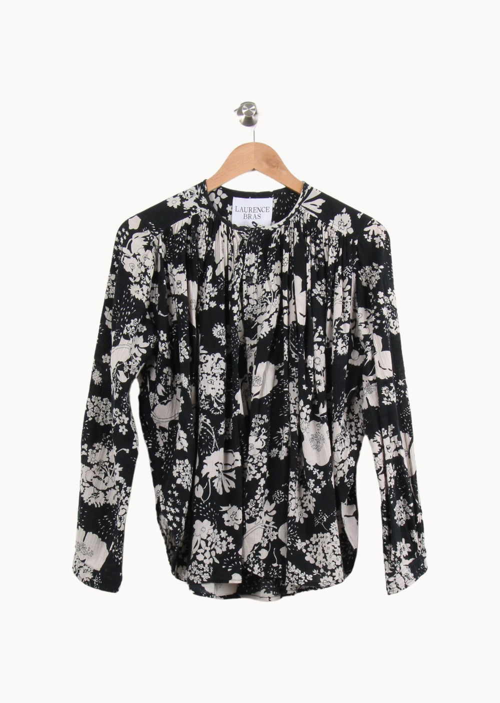 Blouse Noire et Blanche - Taille M/38 de la marque Laurence Bras | PARAD55101 - Vendu par Paradigme - Image 2