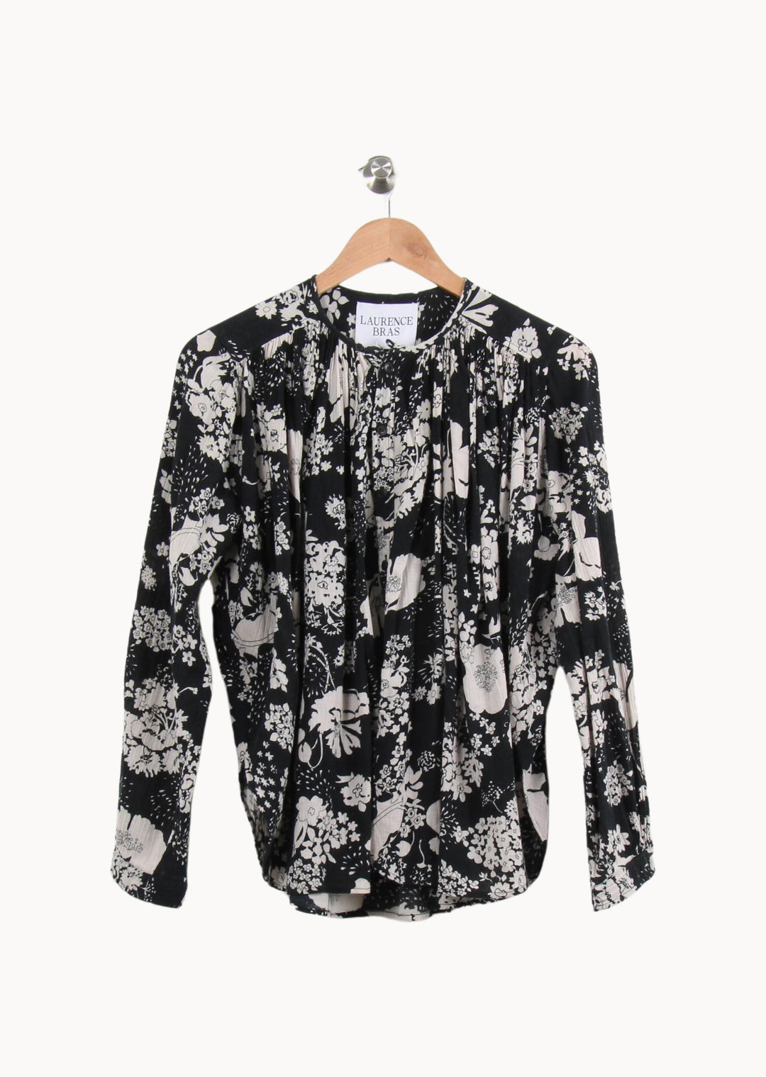 Blouse Noire et Blanche - Taille M/38 de la marque Laurence Bras | PARAD55101 - Vendu par Paradigme - Image 2