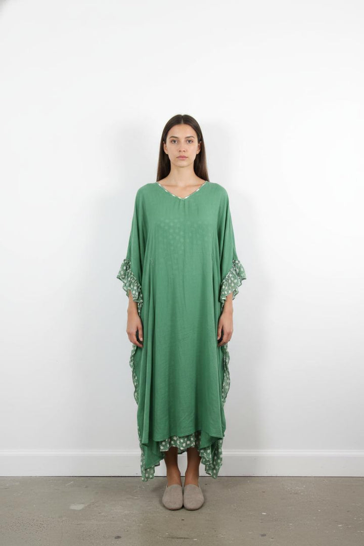 Robe Verte et Blanche - Taille M/38