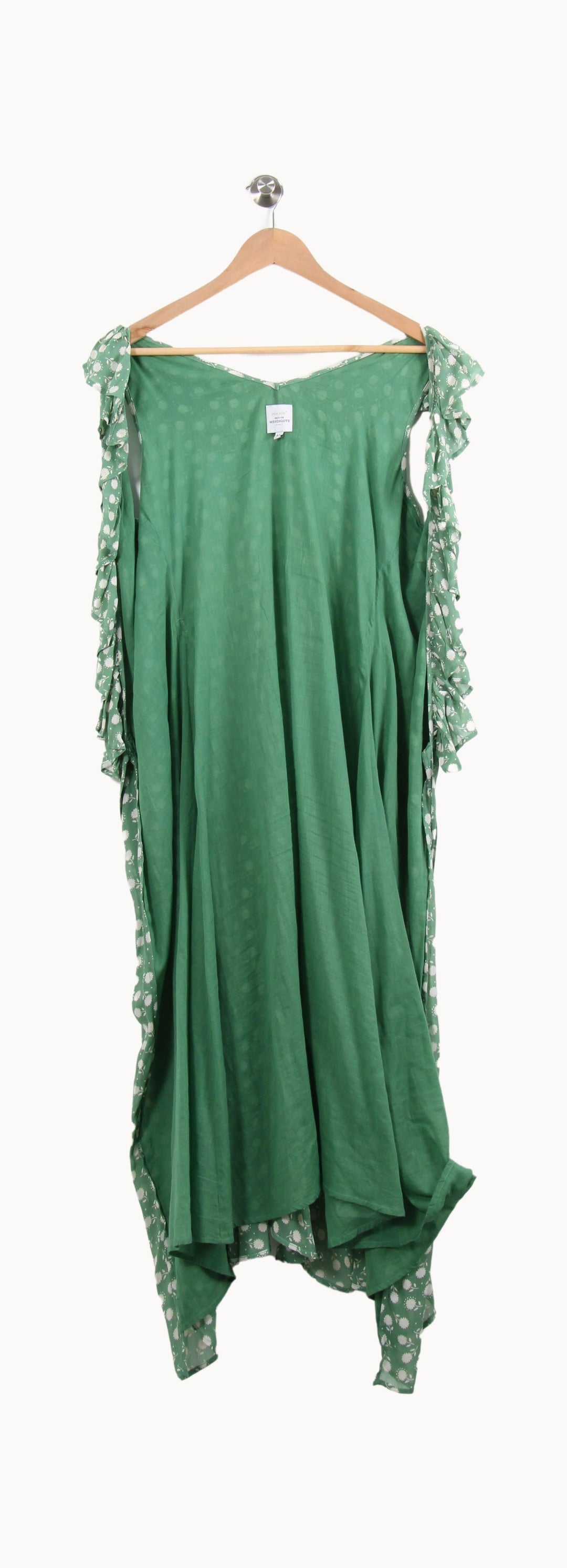 Robe Verte et Blanche - Taille M/38 de la marque Petite Mendigote | PARAD55104 - Vendu par Paradigme - Image 2