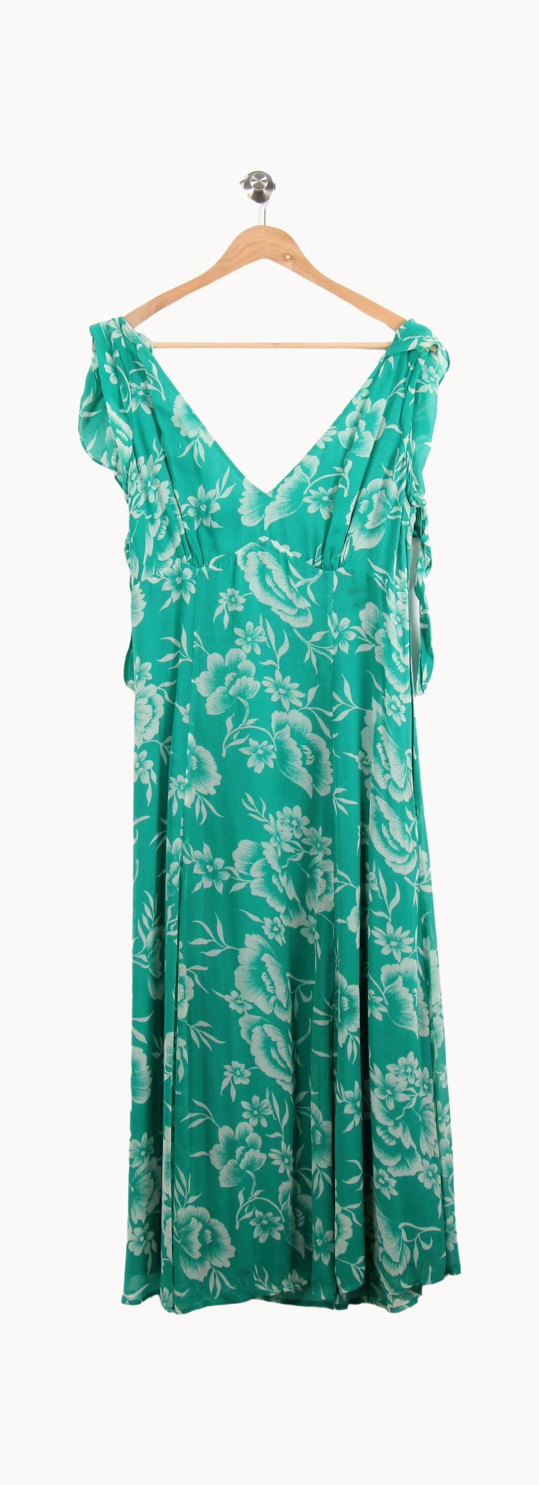 Robe Longue Verte et Blanche - Taille M/38 de la marque Petite Mendigote | PARAD55105 - Vendu par Paradigme - Image 4