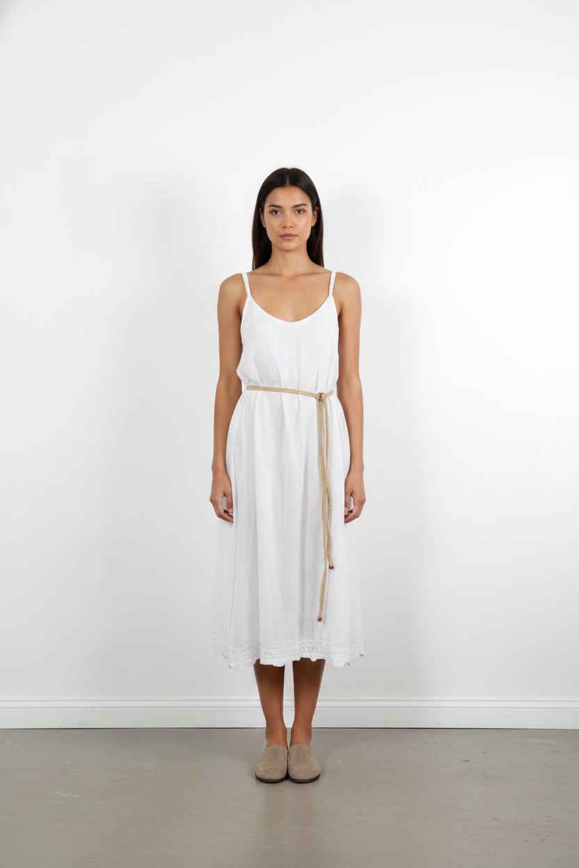 Robe Midi Blanche - Taille M/38