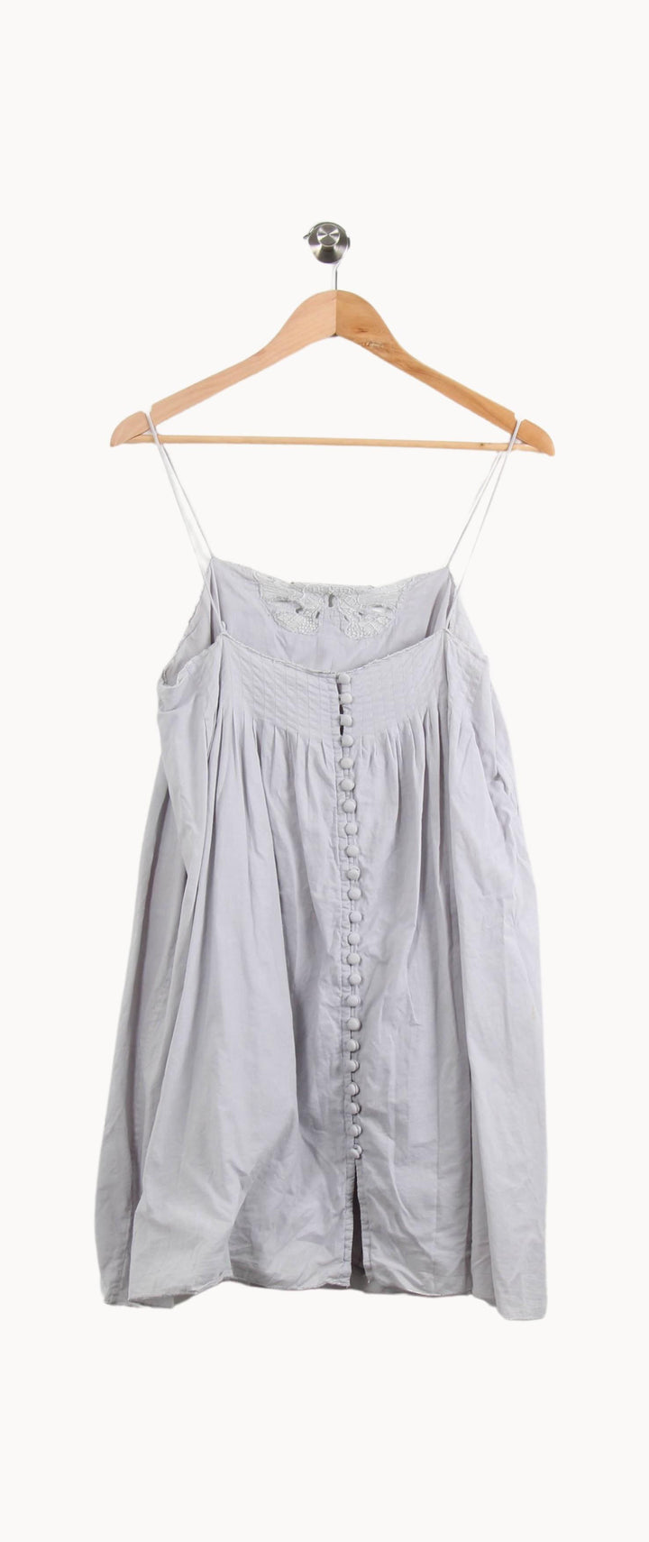 Robe Boutonnée Grise - Taille L/40 de la marque IRO | PARAD55109 - Vendu par Paradigme - Image 2