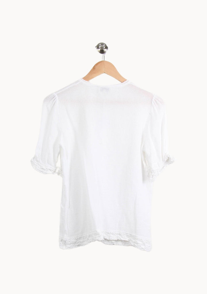 Blouse Blanche - Taille M/38 de la marque Balzac Paris | PARAD55110 - Vendu par Paradigme - Image 4