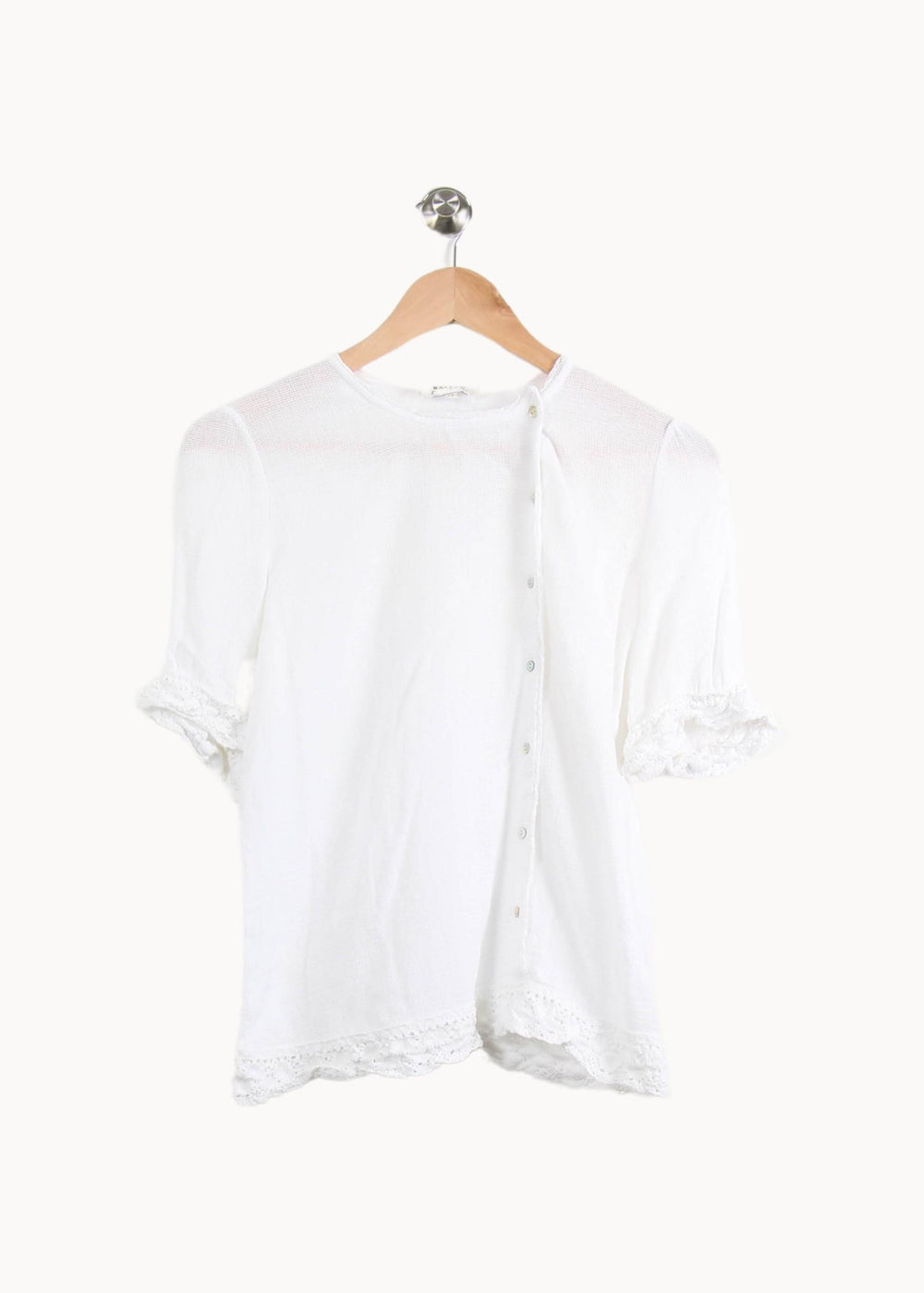 Blouse Blanche - Taille M/38 de la marque Balzac Paris | PARAD55110 - Vendu par Paradigme - Image 2